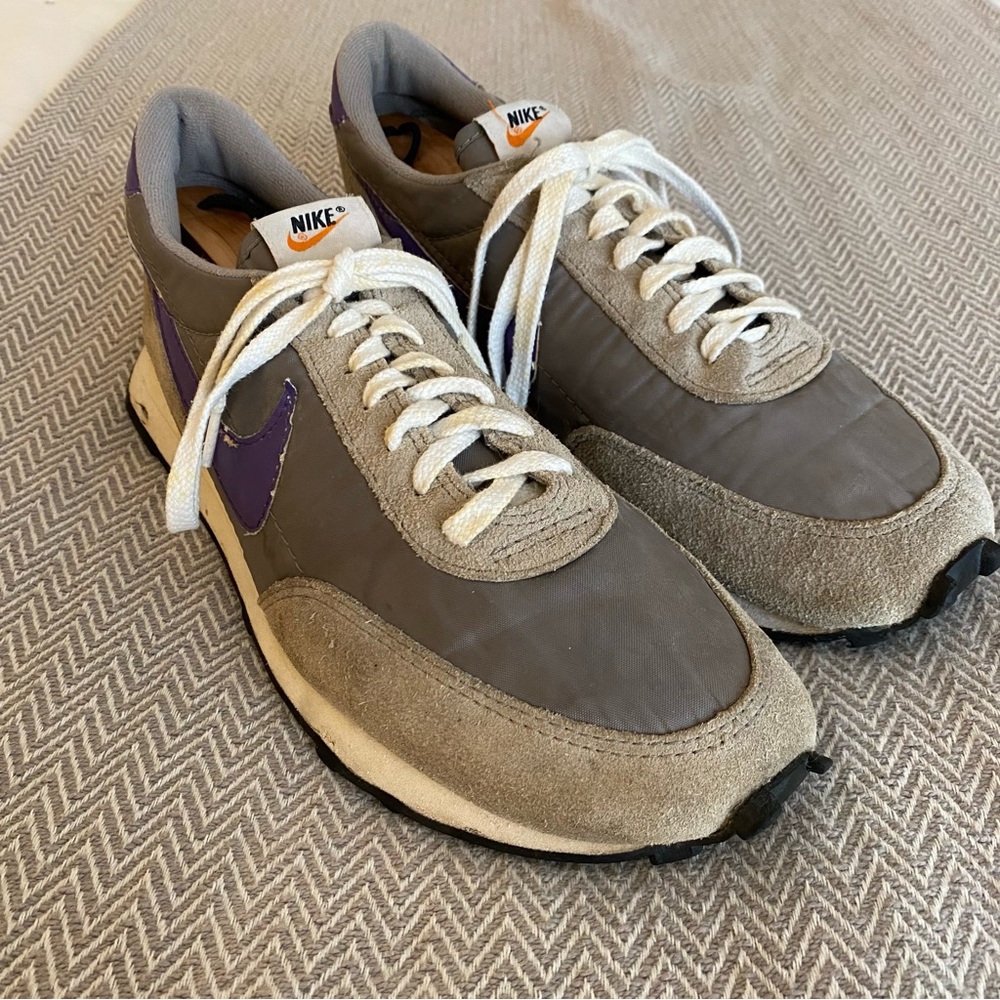 Nike Daybreak Waffle Racer Charcoal Grey/Purple - retro 2007 316663-051 Size 11